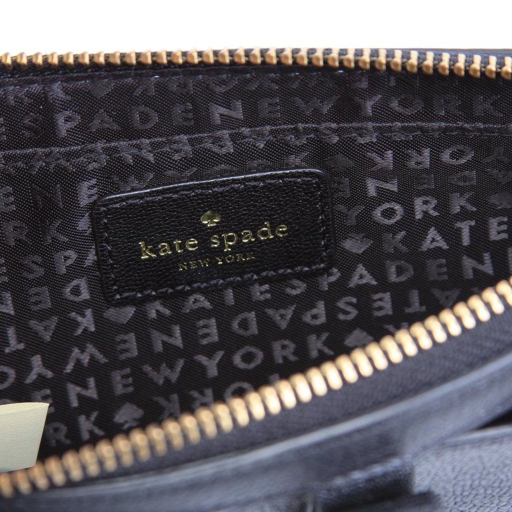 kate spade Black Leather Wallet Wristlet NWOT - Picture 10 of 13